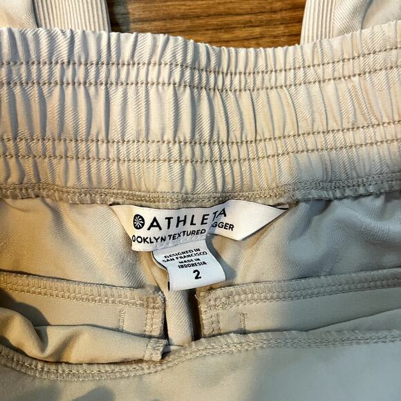 Athleta Textured Brooklyn Jogger Pants - Sz 2 - Picture 4 of 6